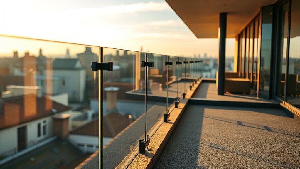 Terrace Glass Balustrades South Lambeth