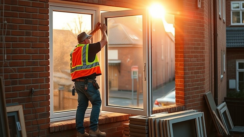 Window Installation Oval